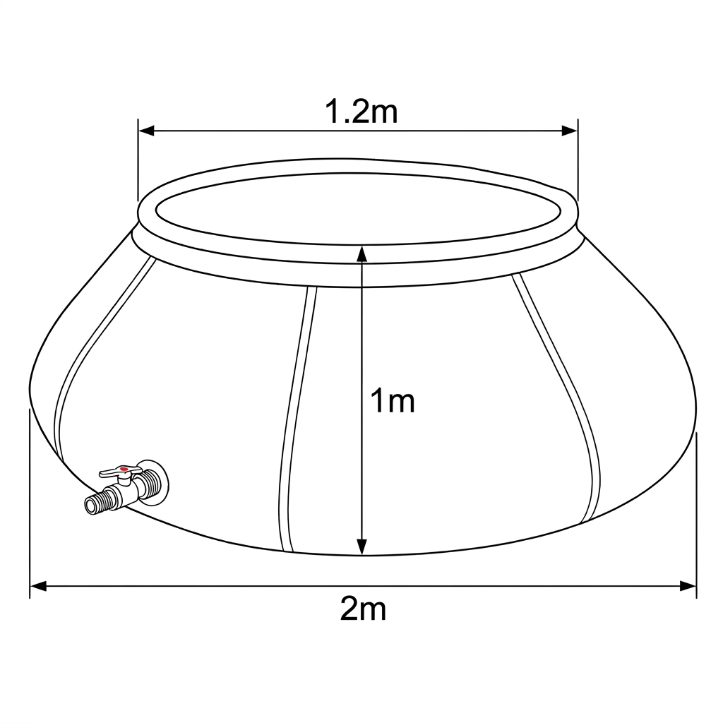 HTS Water Transfer Bag 2000L
